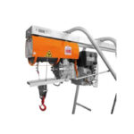 Officine diesel winch crane - 1000 kg load capacity, Italian Honda